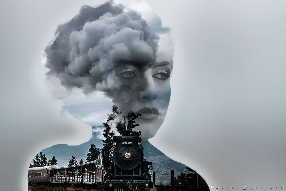 immagine artistica di un treno