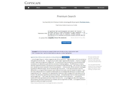 Guida all'utilizzo di Copyscape: scopri se qualcuno ti copia